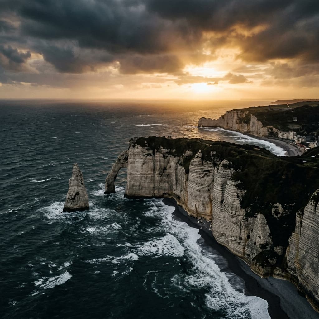 Falaises de Fécamp, Normandie